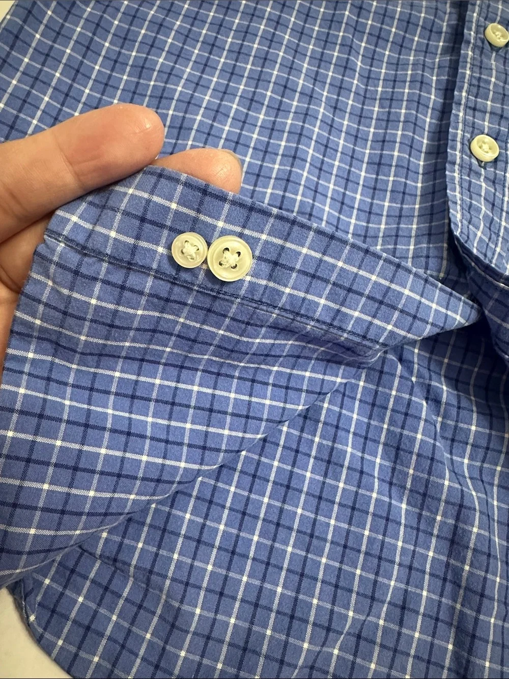 Ralph Lauren Button Down Shirt Long Sleeve Blue Youth Boys Small 8/10